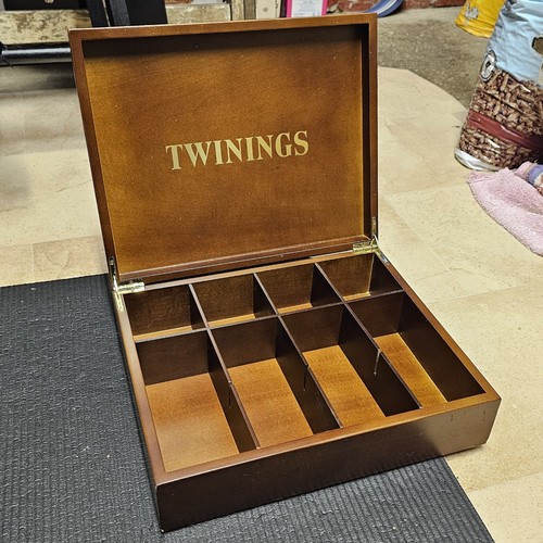 Twinings tea wooden display - twinings,