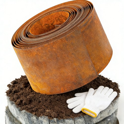 20m corten steel garden - 5m-20m,