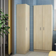 VITA Tall Storage Cabinet Oak