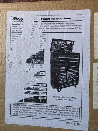 Snapon tool box graffics - snapon,