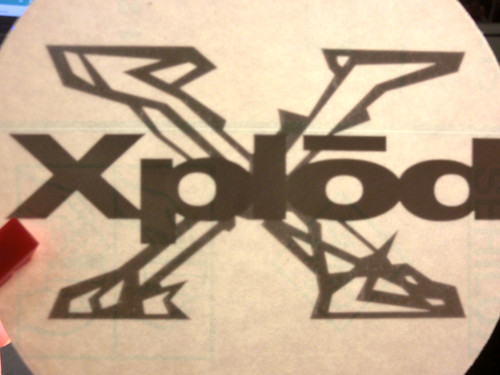 Decal sticker xplod - decal, /