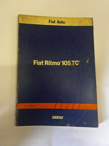 Fiat ritmo factory service - ritmo,