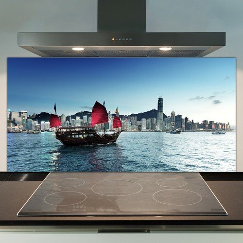 Kitchen splashback tempered - kitchen,