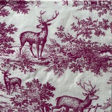 2 x luncheon paper napkins for