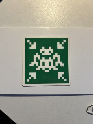 Space invader sticker - invader,