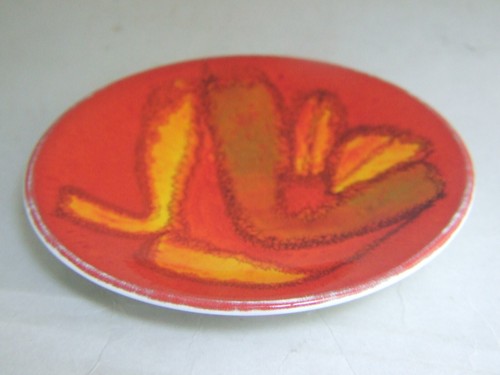 Mid century red poole - 70's,