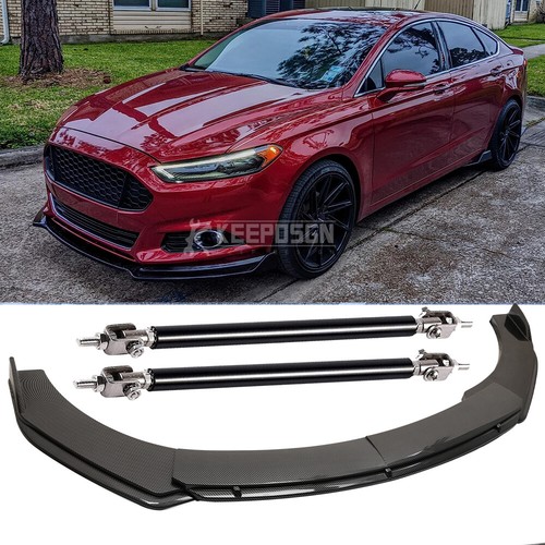 Front bumper lip spoiler - front,
