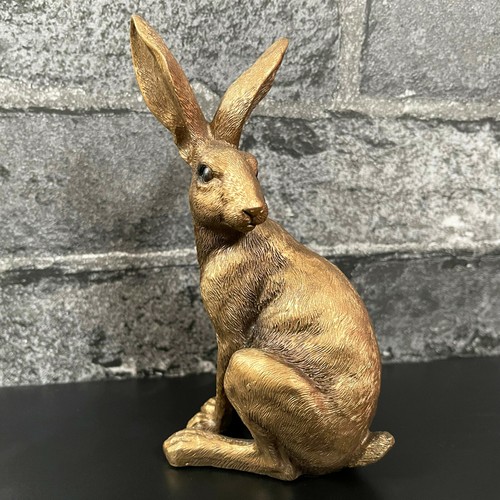 Bronze march hare ornament - march,