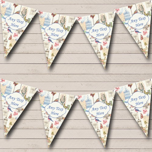 Shabby chic bird butterfly - bird, and