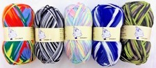 Woolyhippo Chunky Soft Random Knitting Yarn 100% Acrylic Wool 100g Crochet