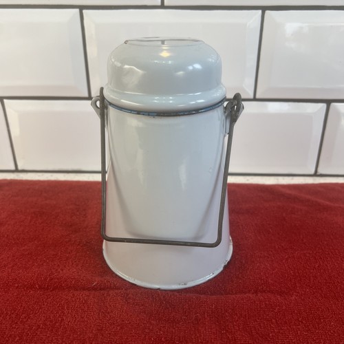 Vintage enamel camping - camping, pot