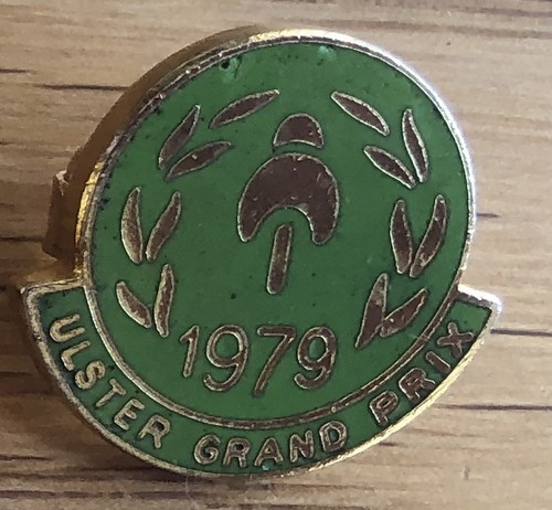 Ulster grand prix 1979 badge - ulster,