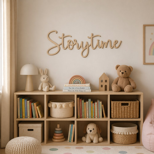 Storytime wall sign - storytime,