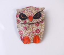 Vintage Lea Stein Owl Brooch