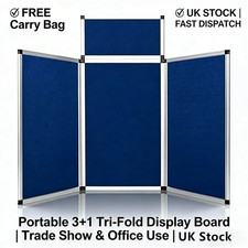 3+1 Tri-Fold Display Board