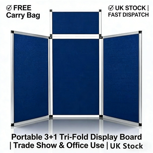 Tri fold display - 3+1,