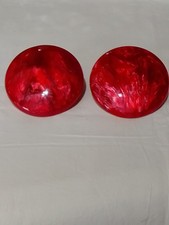 2 x  DOOR PULL HANDLES RED