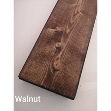 Rustic Floating Wooden  Shelf Handmade| Brackets 