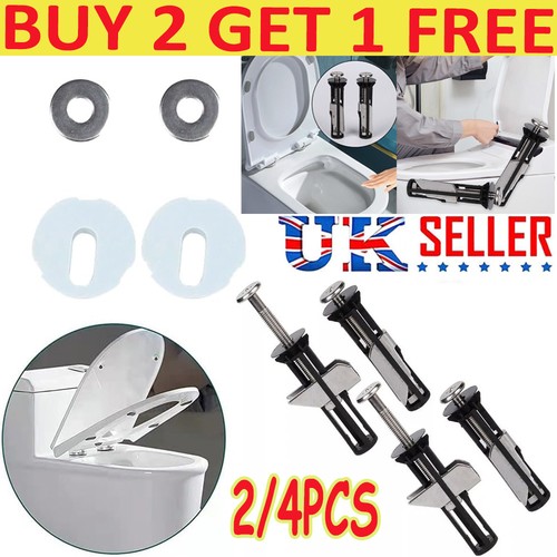 4pcs toilet fixing - toilet, screws