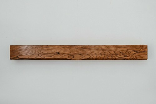 Oak beam mantel - mantel, /