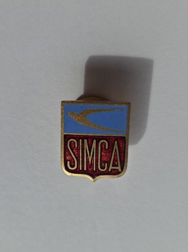 Vintage enamel simca logo - logo, car