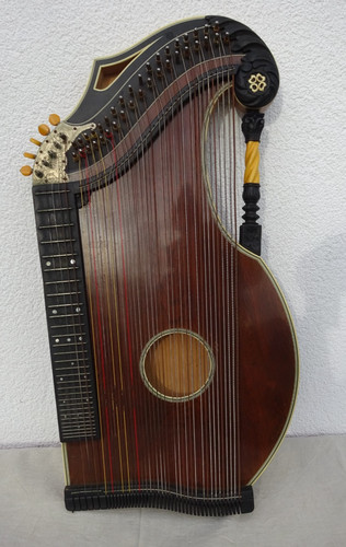 Vintage zither harp - zither,
