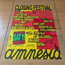 AMNESIA CLOSING PARTY 11/10/25