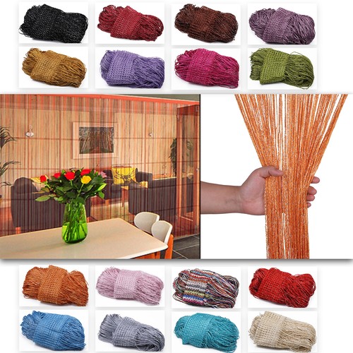 String curtain panels door - panels, fly