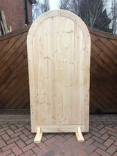 Wooden Gate, Wooden Pedestrian/ Side Gate, Arch/Curve Top,  Custom Sizes