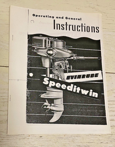Evinrude speeditwin outboard - evinrude,