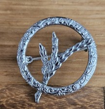 Lovely Mizpah Stamped Brooch