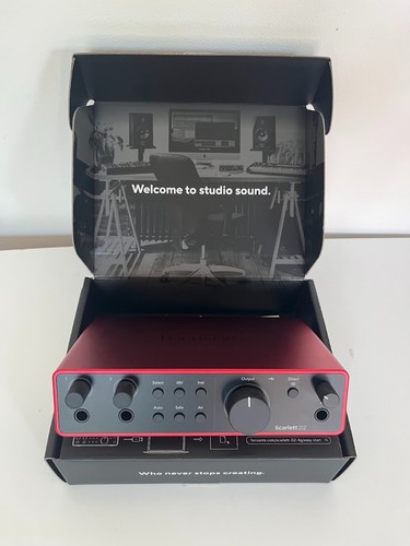 Focusrite scarlett 2i2 - 4th, gen