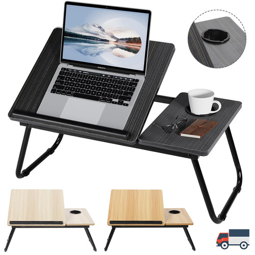 Folding laptop table - table, bed