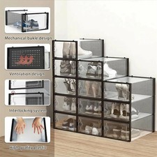 12x Stackable Foldable Boxes