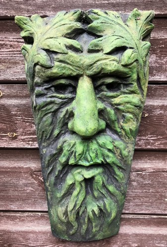 Green man wall - , plaque