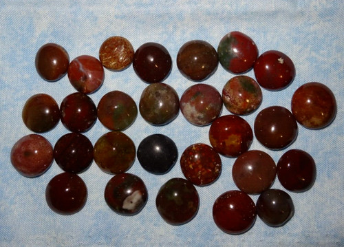 Jasper cabochons freeform - 10,
