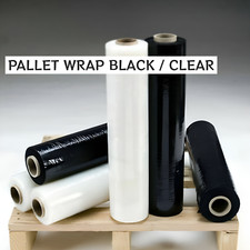 400mm Pallet Wrap Black/Clear
