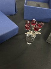 Swarovski Crystal Red Roses