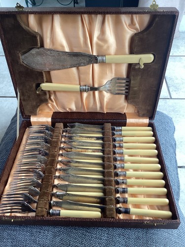 Epns silver plate fish server - fish,