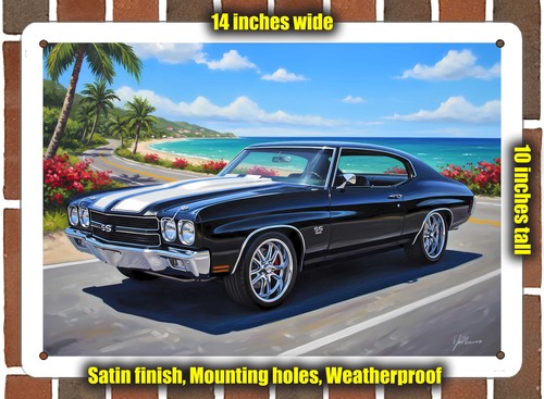 Metal sign 1970 chevrolet - -,