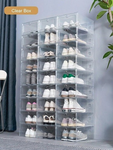 12x transparent case shoe - transparent,
