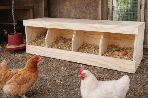 Wooden bantam chicken nesting - bantam,