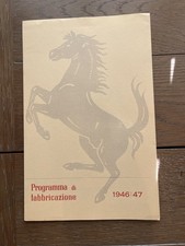 1946/47 Programma di Fabbricazione Ferrari 125  (M8)