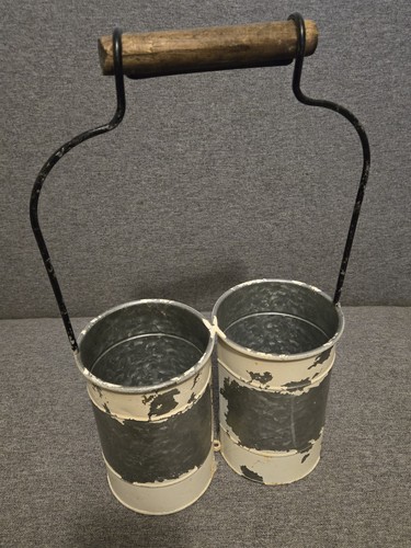 Vintage galvanized double - vintage,