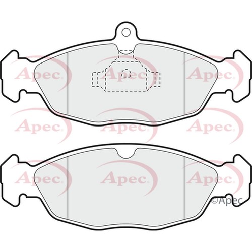 Brake pads set for vauxhall - pads,