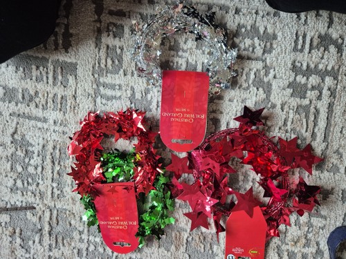 Packs foil wire garlands - packs,