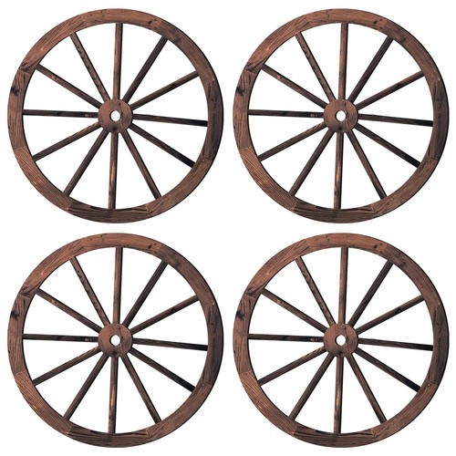 Pcs wagon wheel decorative - 4,