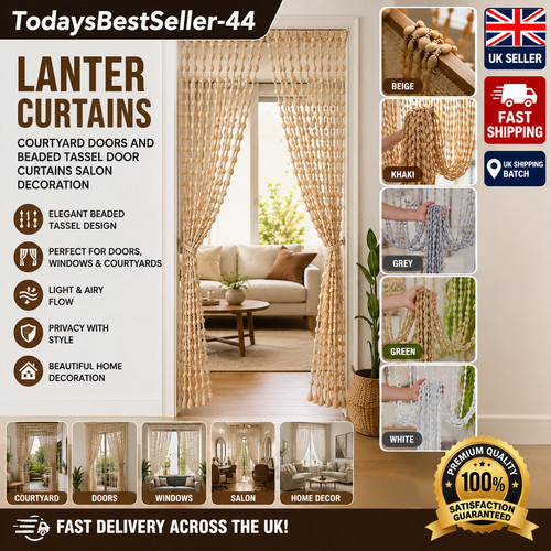 Macrame beaded door - door, curtain