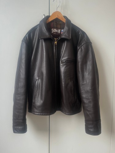 Schott leather jacket brown - ,