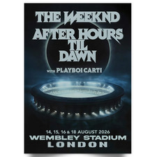 The Weeknd Poster London 2026